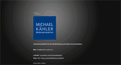 Desktop Screenshot of kaehler-medien.de